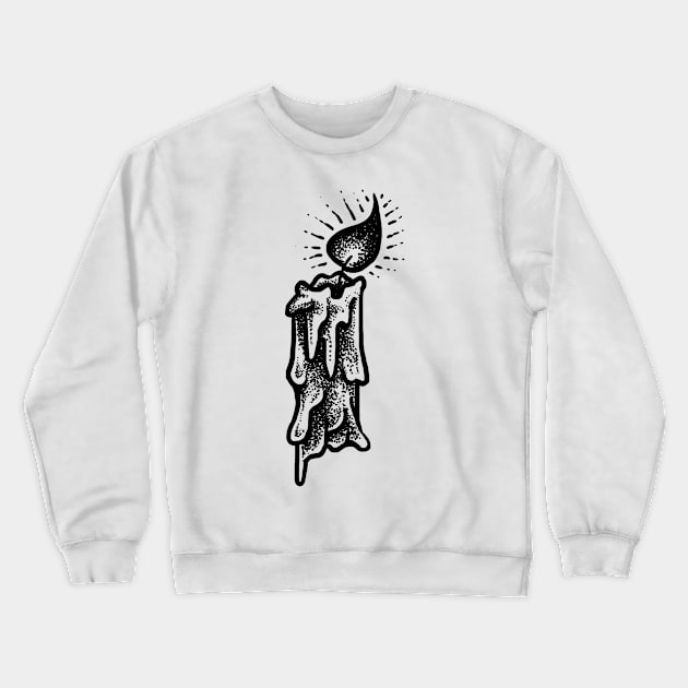 Candle Crewneck Sweatshirt by sebrodbrick